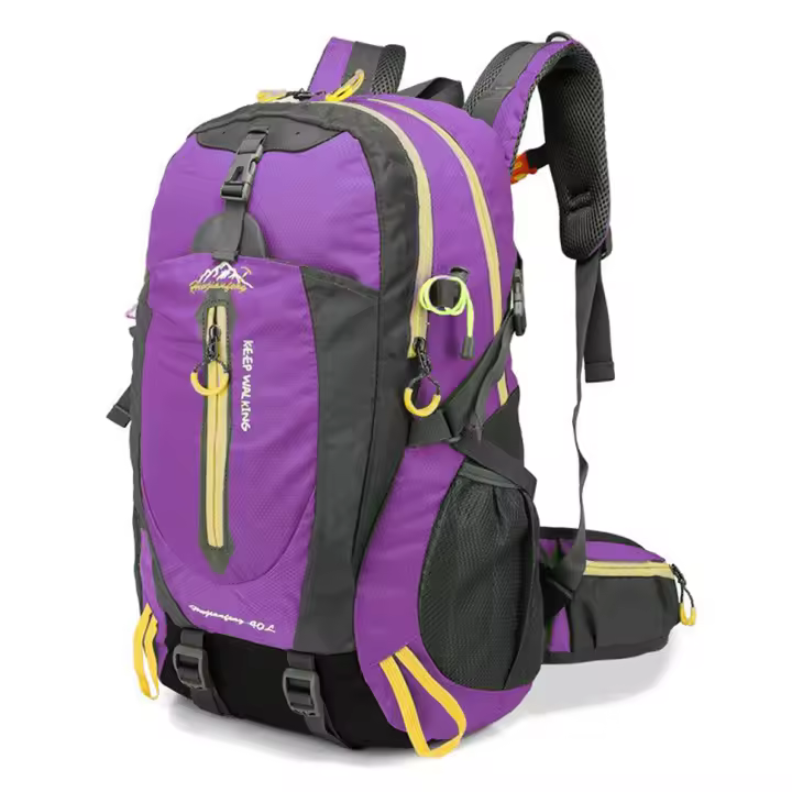Impermeable Mochila de de de Viaje 40L Unisex, Diseño Suave Nylon, Ideal para Senderismo, Montañismo - 1
