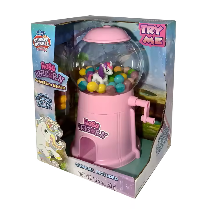 Máquina de bolas de chicle hinchable Dubble Bubble con hucha de animales distintos - 1