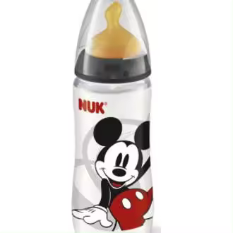 Nuk Biberón Fc+ Pp Con Tetina De Látex Mickey Mouse 0-6 Meses 300Ml - 1