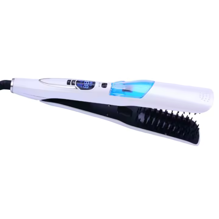 Uso dual eléctrico de la permanente del Spt del espray del vapor 65W de la enderezadora de pelo rápida seca y mojada del estilizador - 1