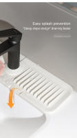 Alfombrilla De Drenaje Rápido De Silicona Para Grifo Y Baño Matriz Plegable Antisalpicaduras Multifuncional Con Diseño De Inclinación Para Almacenamiento De Jabón Moderno Y Ecológico - details 4