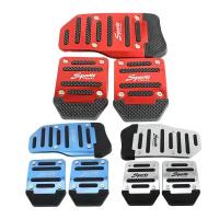 Nuevo Kit De 3 Piezas De Cubiertas Para Pedales De Transmisión Manual Universal No Eslipantes De Aluminio Accesorios De Coche Pedali Rojo/Azul/Cobre - details 2