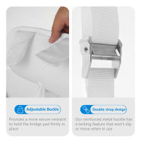 Kit De Convertidor De Cama Doble a Reina Con Conector Ajustable Y Correa Amigable Con La Piel Estable Para Familia - details 2