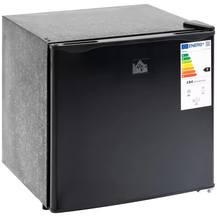 HOMCOM mini congelador 35 L congelador box eléctrico independiente 161 W mini congelador mini frigorífico -14 a -24 ℃ Control de temperatura de 5 etapas 47 x 44,2 x 48,8 cm - 1