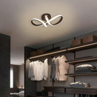 Luz De Techo LED Moderna En Colores Negro Y Oro Para Decoración Interior Adecuada Para Fóridos Pasillos Entradas Y Balcones - details 6