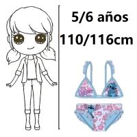 bikini stitch,traje de baño stitch,bikini de niña,ropa de baño,3/4,5/6,7/8 años,cm,fespu - details 2