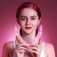 Cinturón De Belleza V-electrónico Para El Rostro Masajeador De Belleza Ajustable En Intensidad Con Pantalla LCD Regalo - details 5