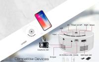 YT200 Mini Proyector Portá til-180P Proyector sarta Conexión with Móvil, Ideal para cine en casa y videojuegos - details 3