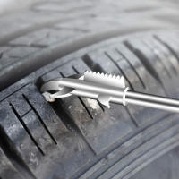 Herramienta De Limpieza De Neumáticos Con Gancho Y Destornillador Accesorio Para Eliminar Pedazos De Piedra Durable Para Reparación De Neumáticos - details 6