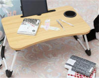 Mesa De Cama Plegable Portátil Multifunción 60Cm X40Cm,Mesa de ordenador ajustable portátil de escritorio girar mesa de cama para PC  , Auxiliar Mesa portátil para Sofá - details 6