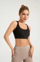 MOV-Sujetador Deportivo de alta intensidad a prueba de Golpes con Tiras se duplique, sujetador de Yoga de Doble Capa para fitness que muestra el busto,Sujetador de fitness que muestra sujetador de yoga nude - details 10