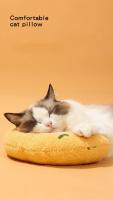 Almohada Invierno Para Perros Y Gatos Protector De Cuello Soporte Cabeza U-Shaped Para Dormir Profundo Almohada Para Pupusas Y Gatitos Material De Peluche - details 1