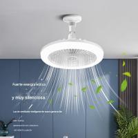 Luz de ventilador de techo E27, Luz de ventilador Instalación fácil con temporizador, Techo Transparent Ventiladores de techo con Luces, Luz de ventilador inteligente, 2 en 1 Diseño de control remoto - details 3