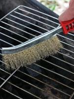 Cepillo De Acero Inoxidable Multiusos Para Limpieza De Cocina Y Barbacoa Con Mango Largo Herramienta Especial Para Eliminar Rusticidad - details 3