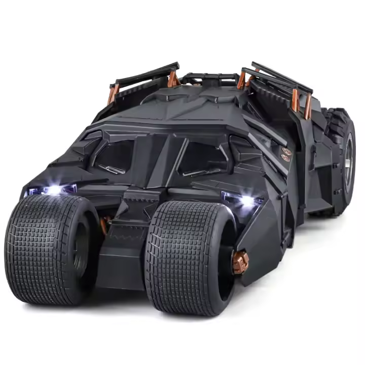 Modelo De Coche Batmobile a Escala 1:18 the Dark Knight Trilogy Con Sonido Luz Y Función Retroalimentación Regalo Ornamento De Vehículo De Aleación Para Jóvenes De 14 Años En Adelante - 1