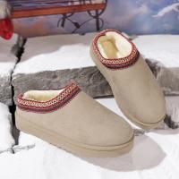 Botas Térmicas De Nieve Para Mujer Sin Tobilleras Cierre De Cordón Y Algodón Tallas 36-44 Para Otoño E Invierno Material De Pelo Y Suela De Goma - details 17