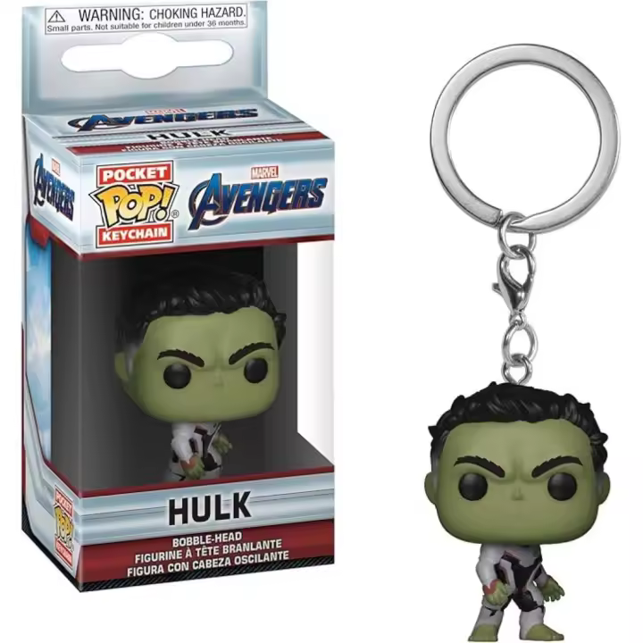 FUNKO POP!: Hulk - Marvel - Vegadores - Llavero Original -  Minifigura Coleccionable - Regalo Original - Edad recomendada mayores de 3 años - 1