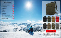 Mochila táctica Doshwin 40L , acampada, senderismo, camping, ( camuflaje verde oscuro ) nuevo, envio 24h - details 1
