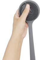 Cepillo de baño de silicona suave para ducha con mango largo - details 2