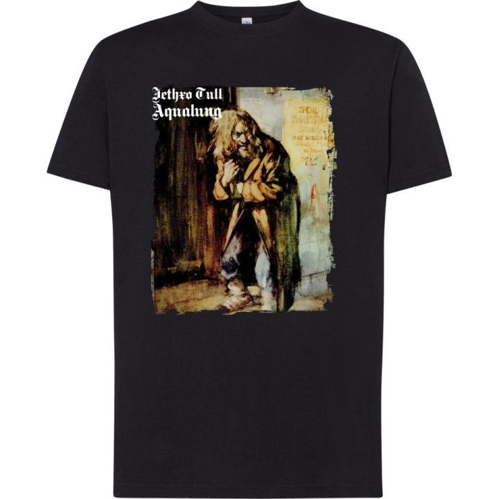 Camiseta Jethro Tull - | Algodón | Manga Corta y Manga Larga - Tejido tubular, sin costuras laterales. - Punto liso