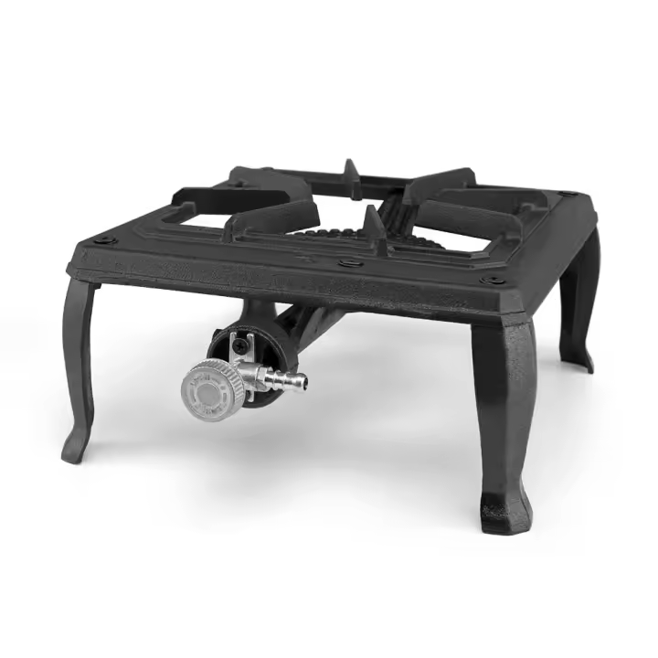 Orbegozo hornillo de gas FO 6100, cuerpo en hierro fundido, uso exterior - 1