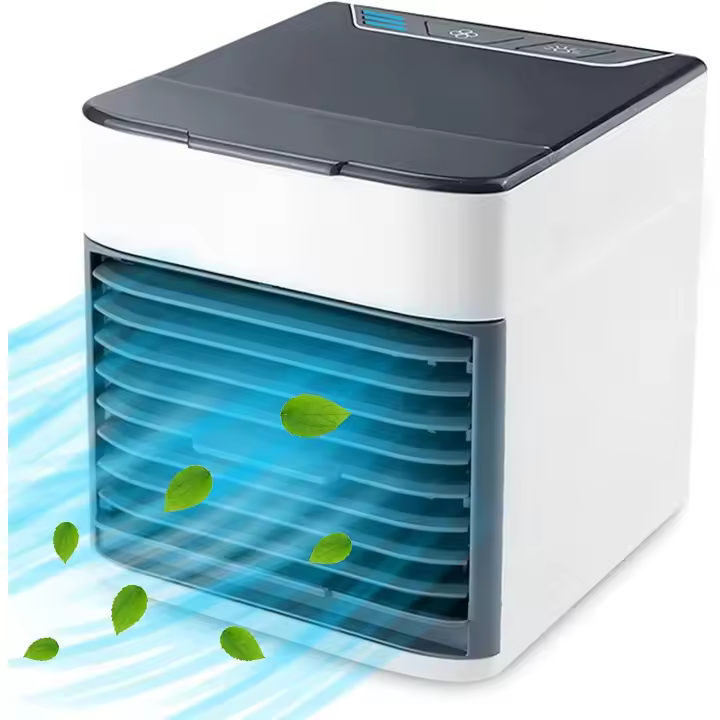 Mini Aire Acondicionado Portátil USB 7 Luces LED - 1