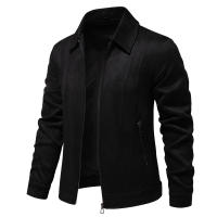 2024 Otoño e Invierno Chaqueta de Solapa Nueva Chaqueta de Moda para Hombres Chaqueta de Ante para Hombres al Aire Libre - details 4