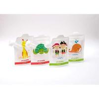 Irisana - Bolsa Porta Alimentos - Pack 4 - Blanco - 16 x 3 x 16 cm - Sin BPA, PVC ni Ftalatos - Accesorio de Viajes o Llevar en el Carro - Mi Comidita - details 1