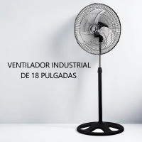 Ventilador de Pie de Metal Negro con Estilo Industrial y Varias Formas, Ventilador de pie de 18 pulgadas, ventilador trifuncional (ventilador de pie, ventilador colgante y ventilador integrable en algunos casos), ventilador vertical, ventilador colgante d - details 6
