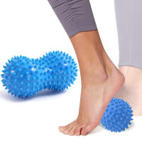 Bola De Mano Para Masaje Y Ejercicio PVC Con Espinas Peana Inflable En 6 Colores Para Fitness Y Yoga Suministros Deportivos - details 0