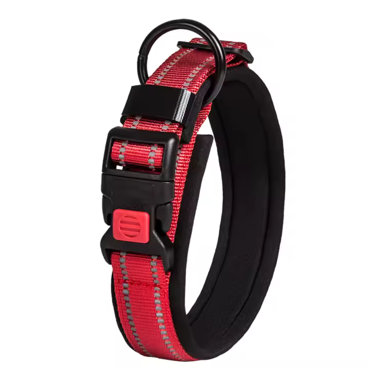 Collar Reflectivo Para Mascotas Ajustable De Espuma Colorido Moda Universal Para Perros Pequeños Medianos Y Grandes - 1