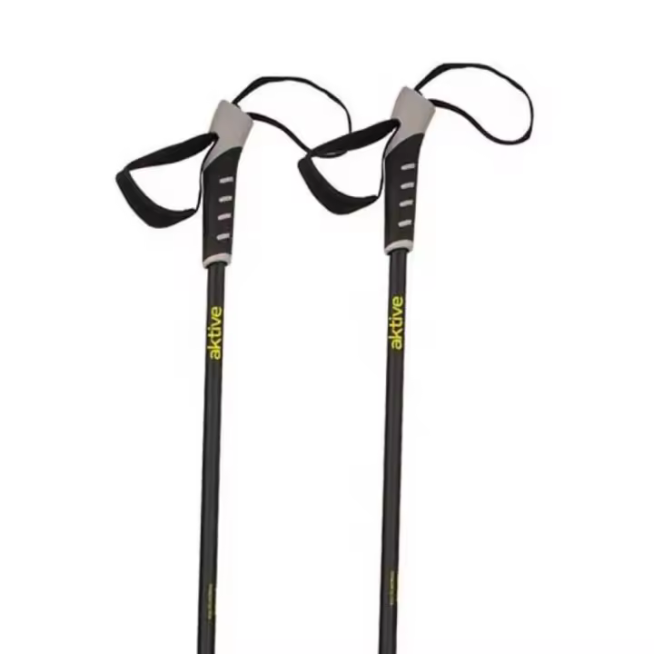 Material senderismo Bastones Aktive Bastones 54181 2 Unidades Plateado Unisex - 1
