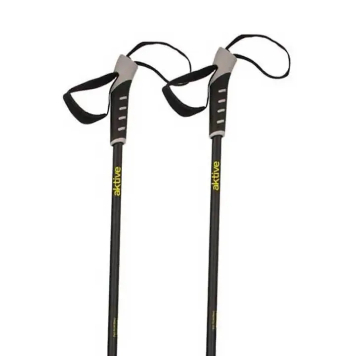 Material senderismo Bastones Aktive Bastones 54181 2 Unidades Plateado Unisex - 1