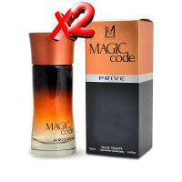 2 UNIDADES Magic Code Prive Eau de Toilette para hombre 100ml Montage Brands Fragancia inspirada en otros perfumes Pour Homme Colonia - details 0
