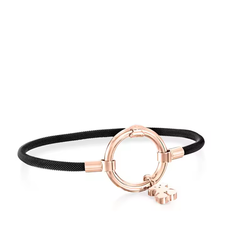Pulsera Oso de Plata esterlina s925, pulsera Tejida en alambre de Maple de moda, pulsera de Plata para Mujeres europeas y americanas - 1