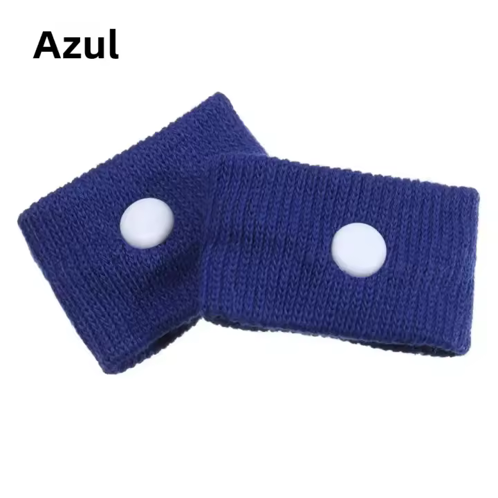 2PCS Anillas De Seguridad Deportivas Soporte Para Muñeca Anticuerpo Y Náusea Migraines Unisex Para Adultos Mayores De 13 Años Material Poliéster - 1