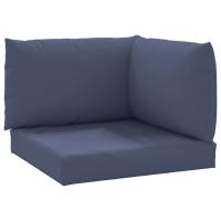 vidaXL Cojines para palets 3 unidades tela Oxford Color Crema,  Beige,  Taupé y mas Cojín Decorativo de Asiento Cojines de muebles de salon - details 1