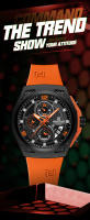 Reloj De Pulsera Deportivo NAVIFORCE Para Hombre Con Correa De Silicona Resistente Al Agua Cronógrafo Calendario Y Manos Luminosas Movimiento De Cuarzo De Alta Calidad - details 0