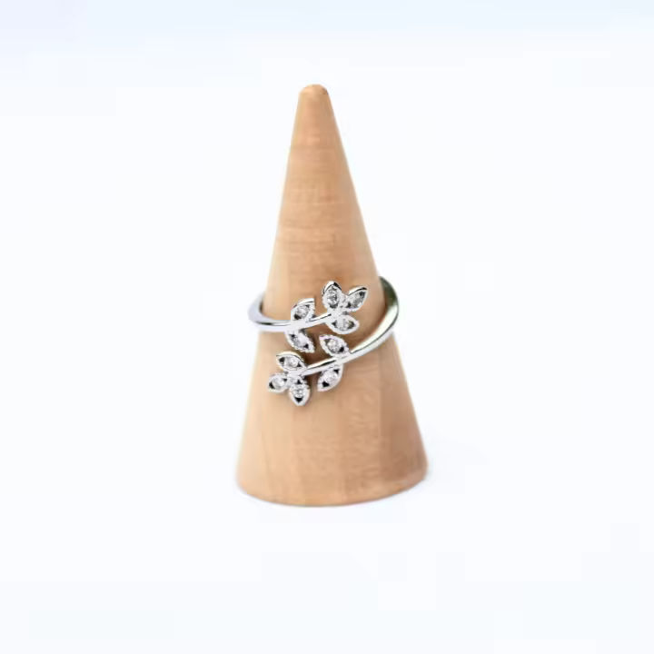 Anillo Olivo - Joya Única de Plata de Ley - 1
