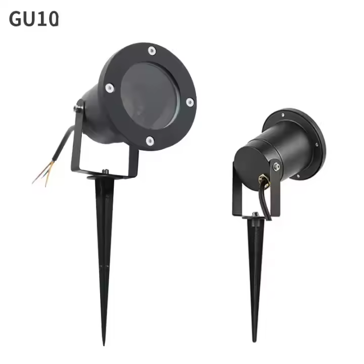 Lámpara De Jardín GU10 Impermeable Para Paisaje Y Camino Con Pinza De Acero Inoxidable Luz LED De 6W 300LM 6V Potencia Nominal - 1
