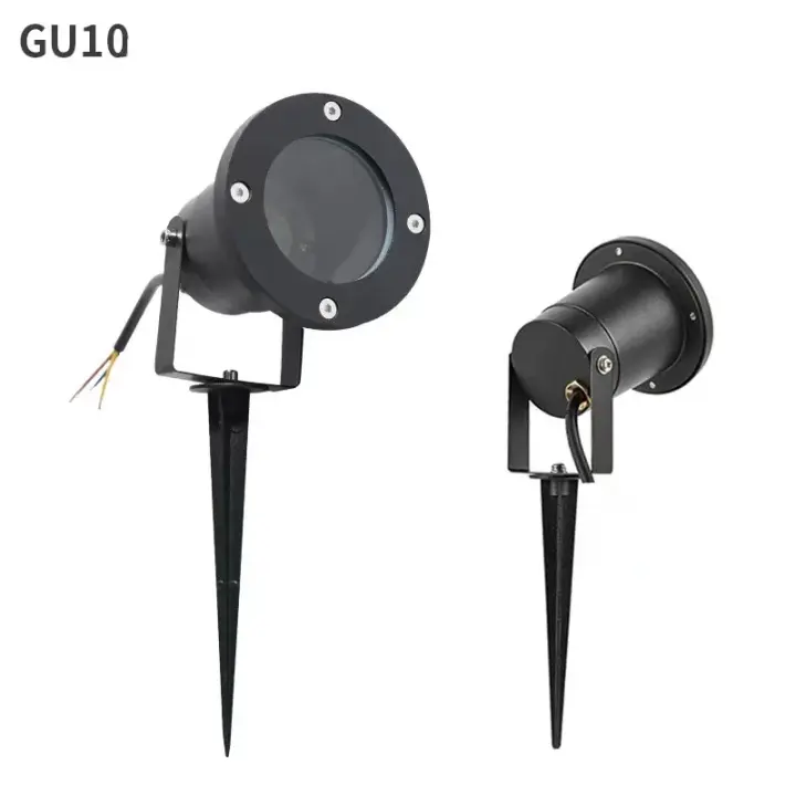 Lámpara De Jardín GU10 Impermeable Para Paisaje Y Camino Con Pinza De Acero Inoxidable Luz LED De 6W 300LM 6V Potencia Nominal - 1