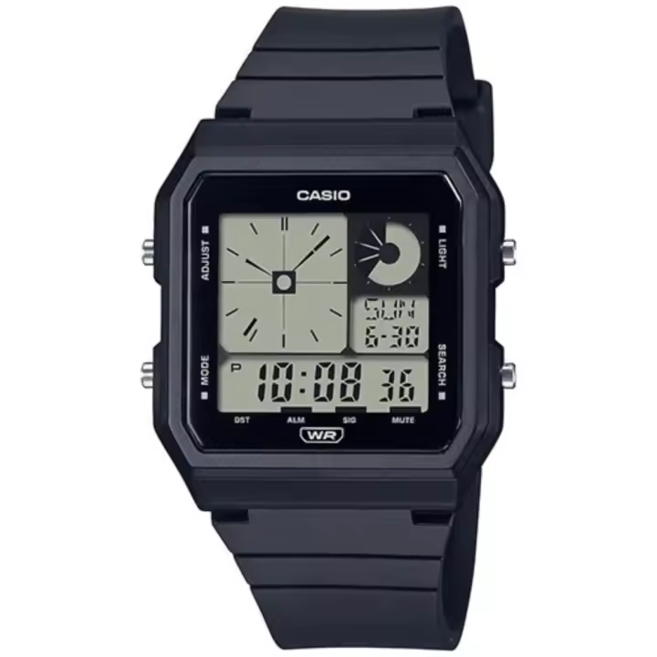 Casio Reloj Deportivo Hombre Resistente Al Agua LED Alarma Cronómetro - 1