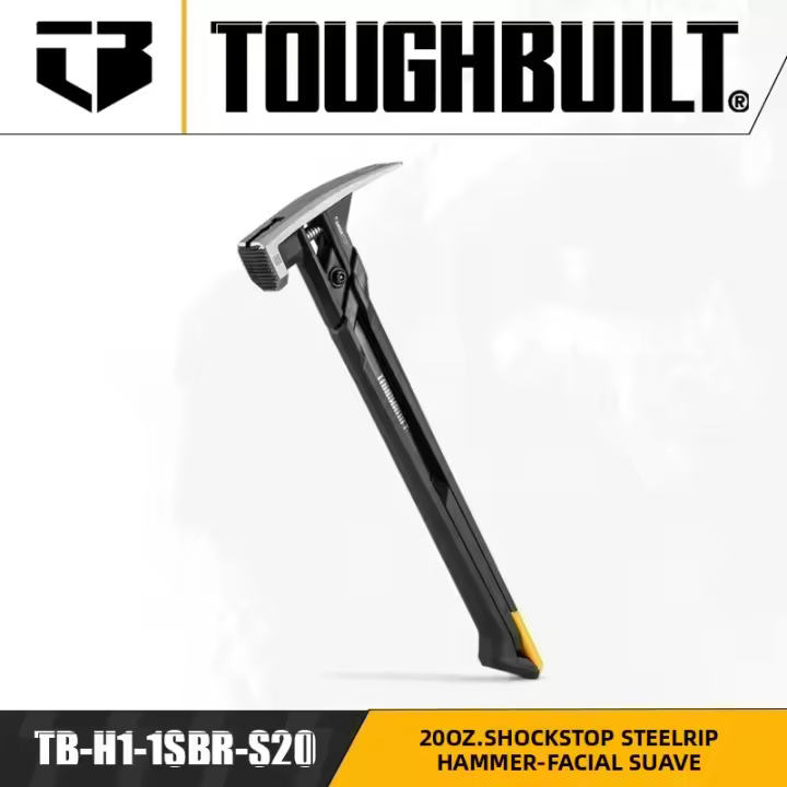 Martillo De Raspado De Acero TOUGHBUILT TB-H1-1SBR-S20X/TB-H1-1SBR-S24X 20 OZ 24 OZ Con Tecnología ShockStop Herramienta Manual Para Carpintería - 1