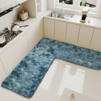 Carpete De Cocina En Forma De L Absorbente De Pelo Largo Para Sala De Estar Dormitorio Mesa De Café Puerta Y Baño - details 7
