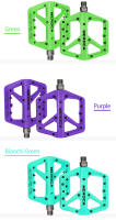 Pedales De Bicicleta MEROCA De Nylon Ultraligero Con Rodamientos Sellados Plataforma Plana Impermeable Antideslizante Para Montaña Y Carretera - details 12