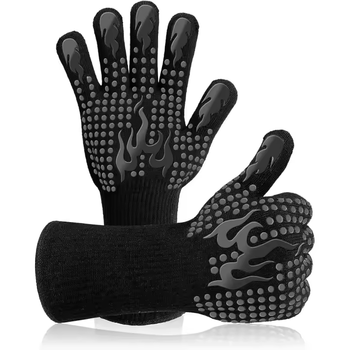 Hasta 800 ℃ / 1472 ℃ para Cocina, Parrilla, Hornear, Microondas Restaurantes Barbacoa, Guantes para Horno Resistentes al Calor - 1