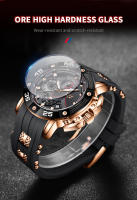 Reloj De Pulsera De Cuarzo TOP LIGE 2025 Para Hombre Lujo Resistente Al Agua Con Luminosidad Y Fecha Correa De Silicona Fashion Casual - details 5