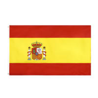 Bandera De España ESP ES 90x150 Cm Material Poliéster Estampado Estilo Colgante Para Decoración - details 0