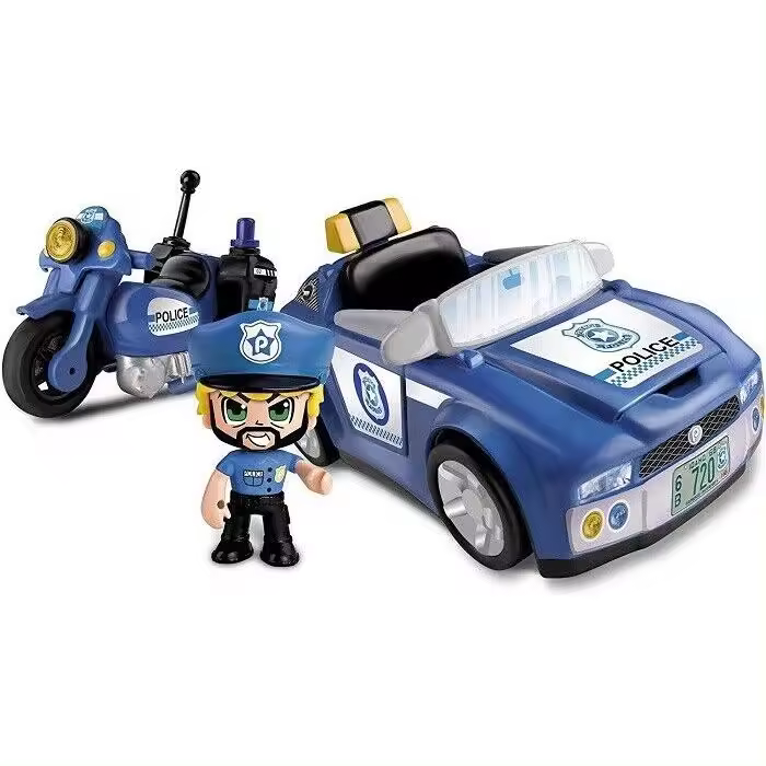 PINY PON ACCIÓN VEHÍCULOS DE POLICÍA PLAYSET NIÑO. - 1