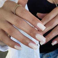ARTAUG Set De 24 Uñas Postizas Cortas Cuadradas Rojas Sólidas Cubiertas Para Verano Uñas Postizas De Verano Elegantes - details 1